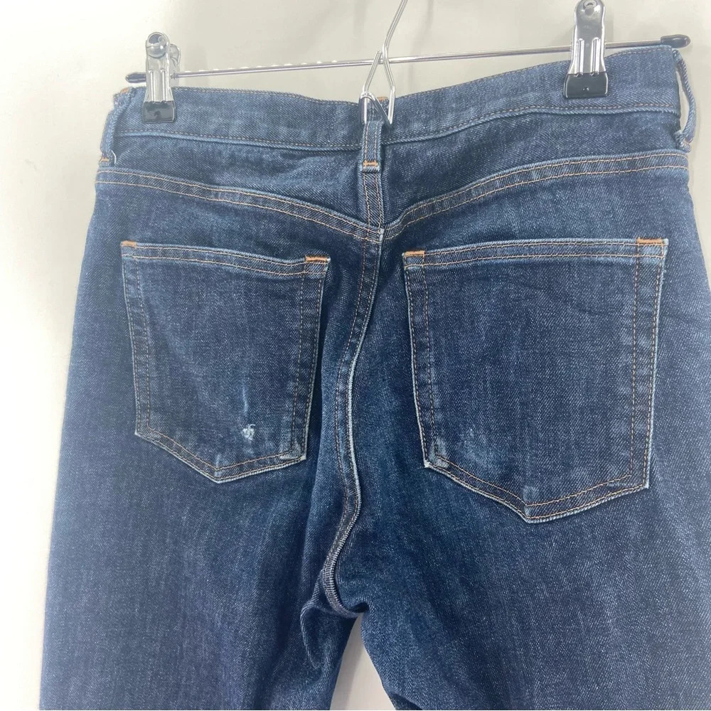 Everlane High Rise Dark Wash Vintage Look Skinny Jeans Size 27 - Picture 4 of 7